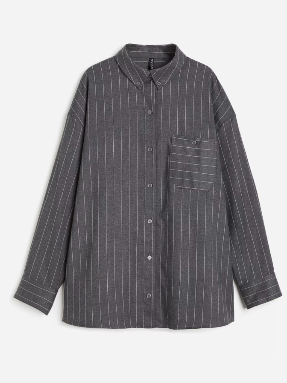H&M Oversized Flannel Shirt Size S - Picture 4 of 15